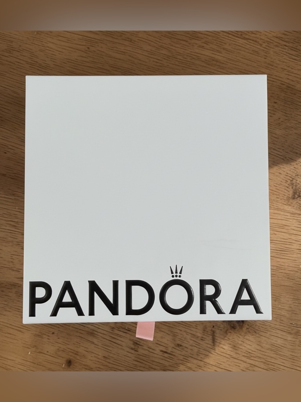 Pandora Empty Gift Box 6x6 Jewelry Presentation Box w/ Velvet Insert